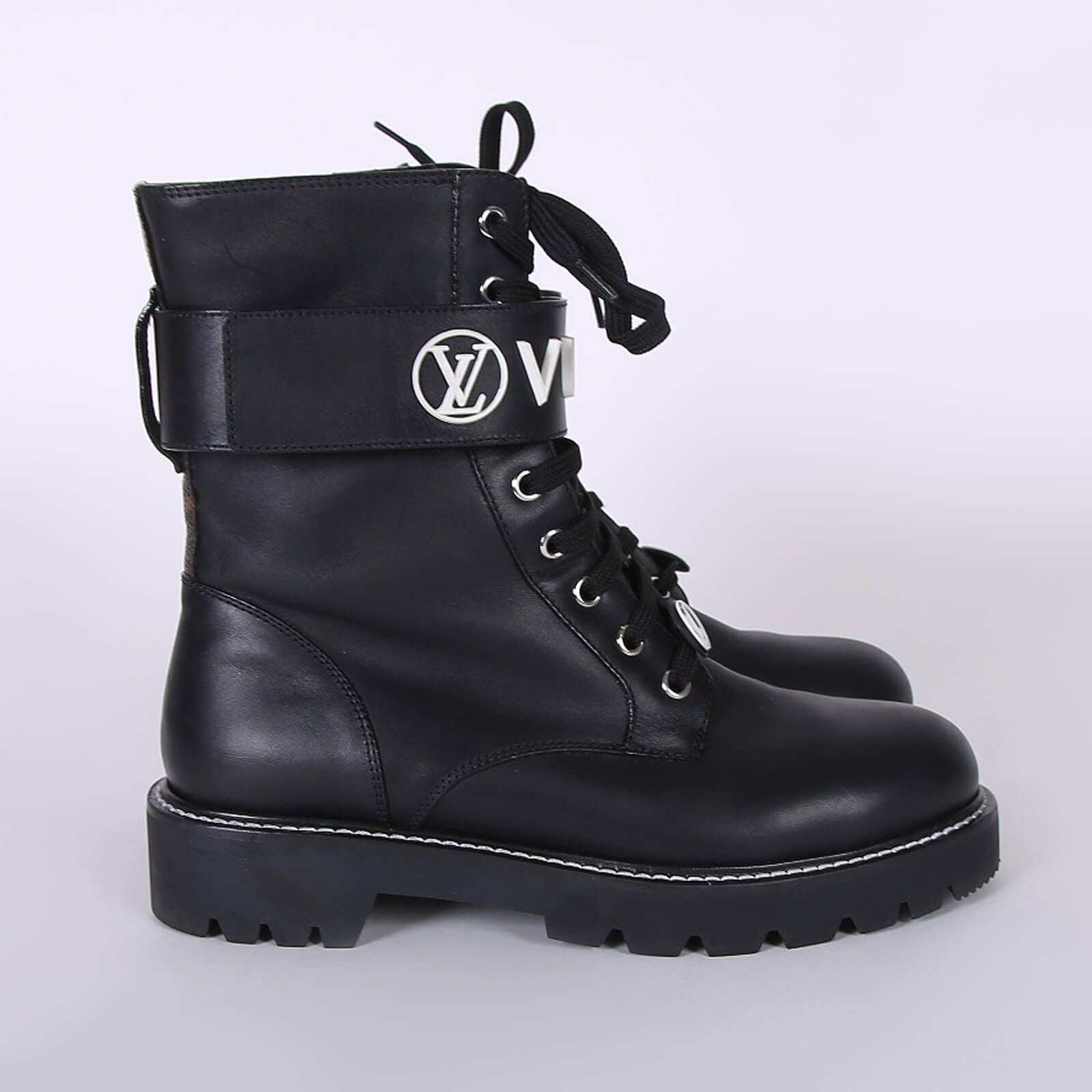 Louis Vuitton Territory Flat Ranger Boots "Black"