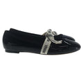 Christian Dior Flat BLK Enamel Black