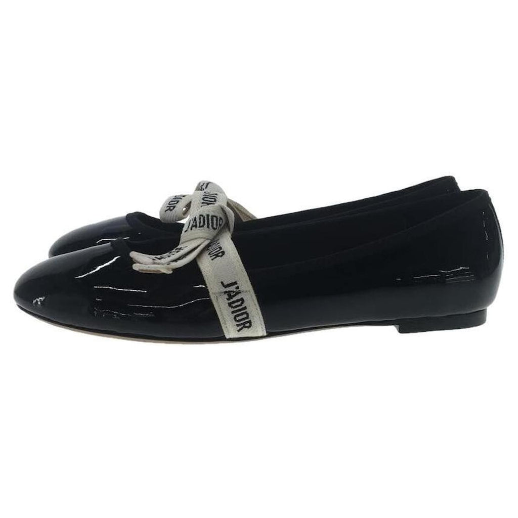 Christian Dior Flat BLK Enamel Black