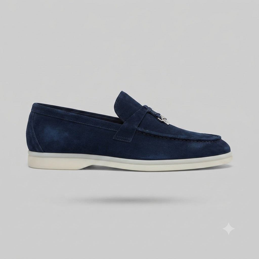 Loro Piana Loafer Charm dark navy
