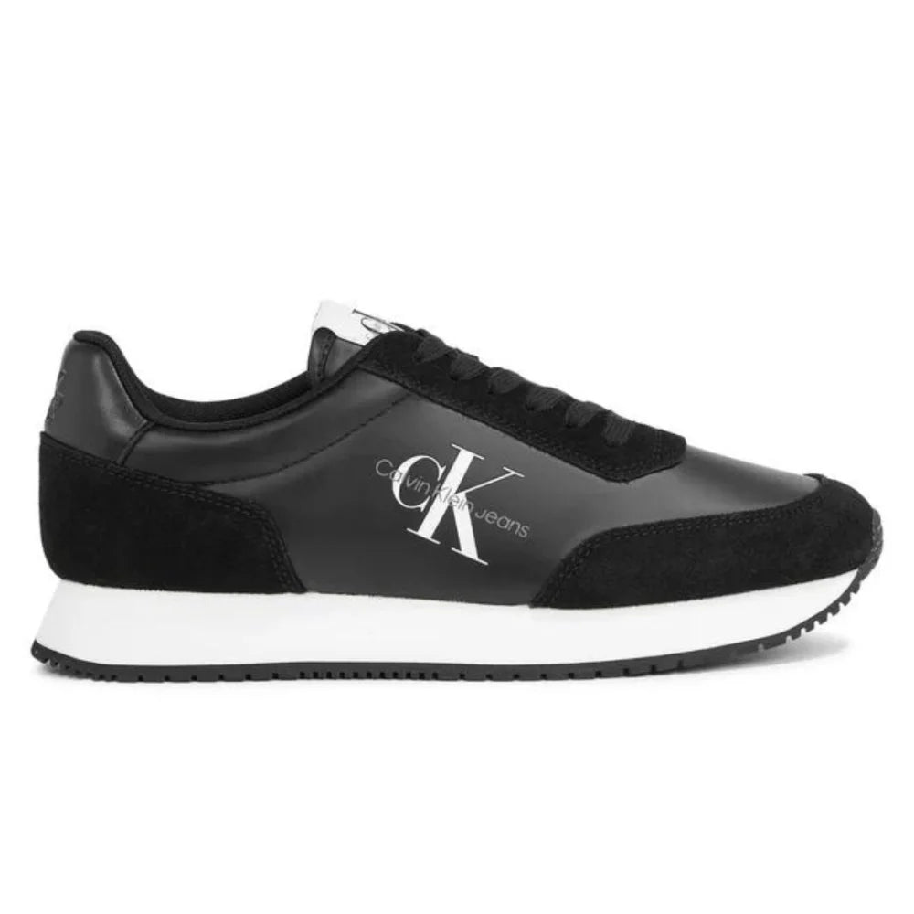 Calvin Klein Jeans Retro Runner Laceup Trainer Men Black