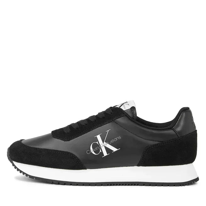 Calvin Klein Jeans Retro Runner Laceup Trainer Men Black