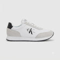 Calvin Klein Retro Runner Low Laceup - Men's Sneakers Shoes White