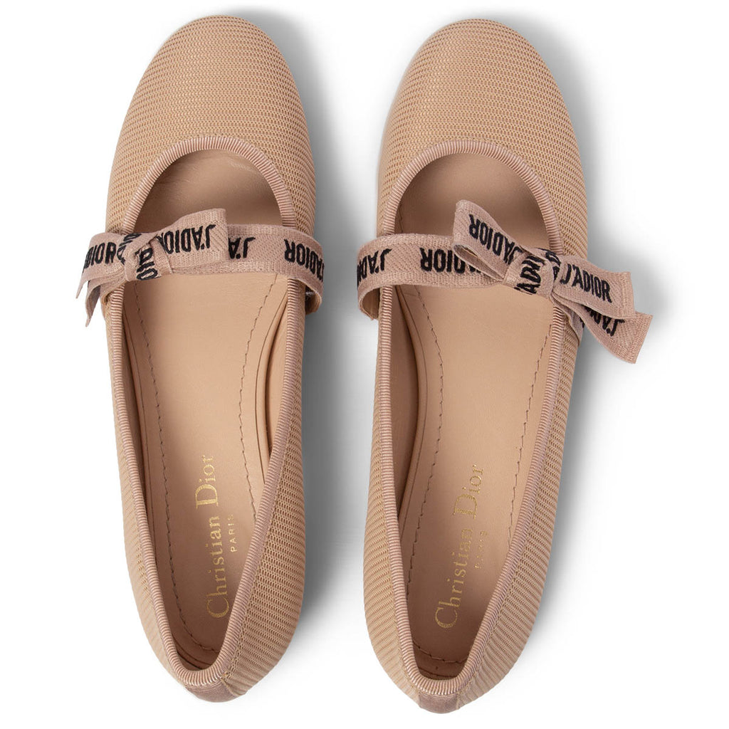 Dior Ballet Flat Beige J'Adior