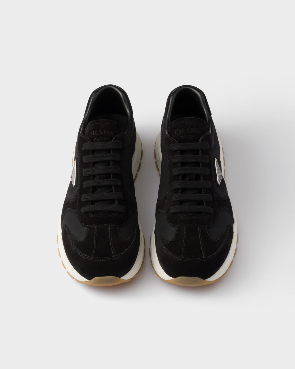 Prada Prax suede and Re-Nylon sneakers