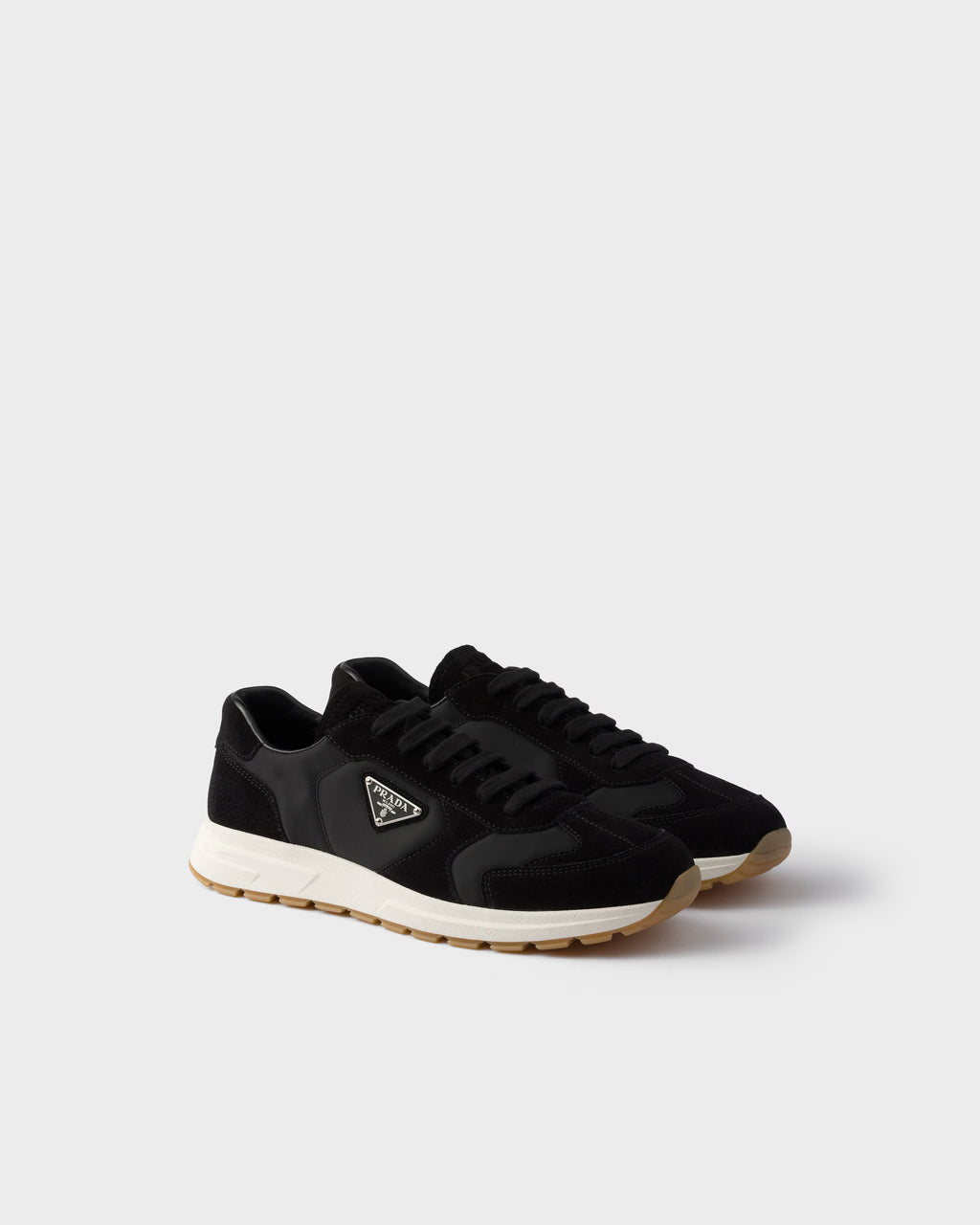 Prada Prax suede and Re-Nylon sneakers
