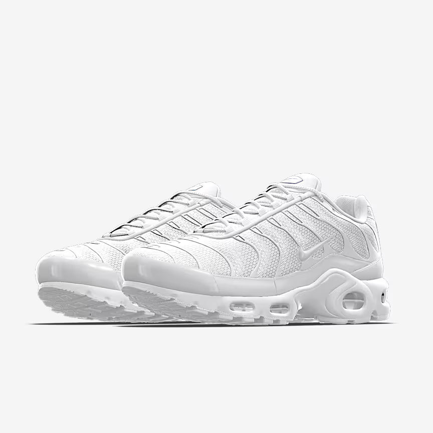 Nike Air Max Plus By You white