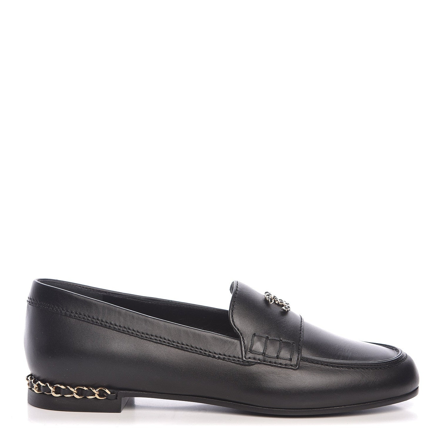 Chanel Moccasins Lambskin & Black