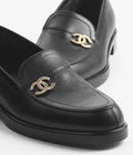 Chanel Moccasins Lambskin & Black