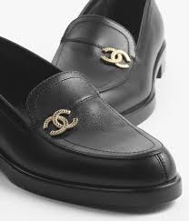 Chanel Moccasins Lambskin & Black