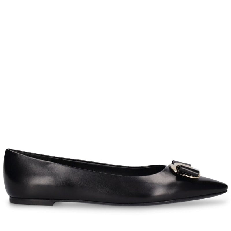 FERRAGAMO Zea leather ballerina flats