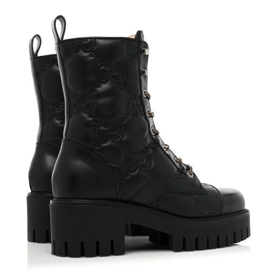 Gucci Leather Ankle Boot "Black"