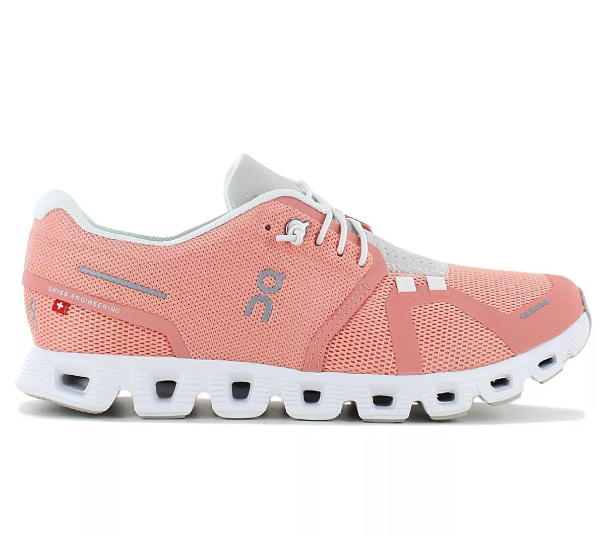 ON Cloud 5 Barely Rose Pink White