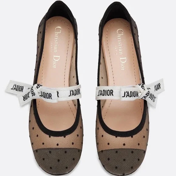 CHRISTIAN DIOR MISS J'ADIOR DOTTED BALLET FLAT