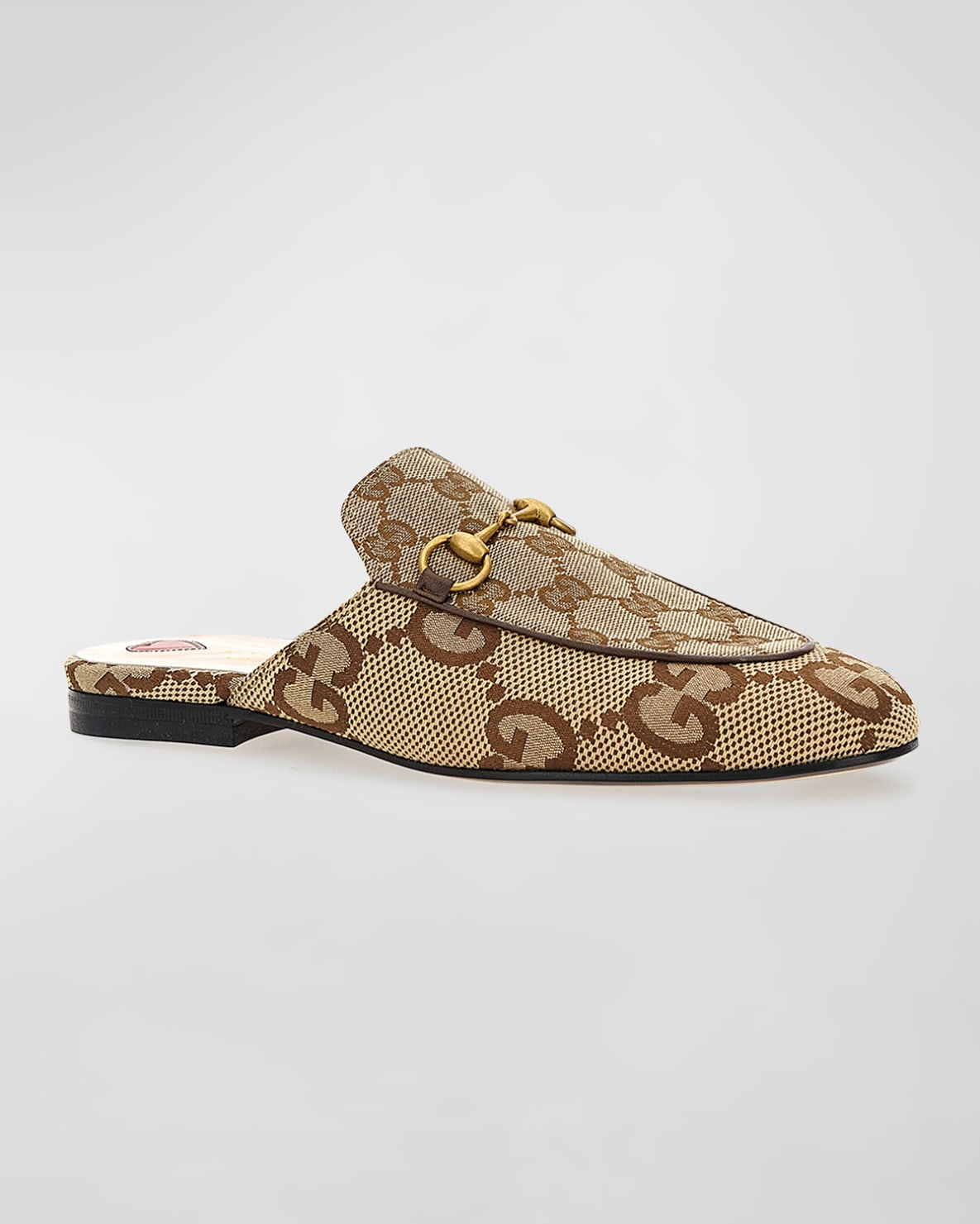 Gucci Carvin Slipper Gg Print Heart