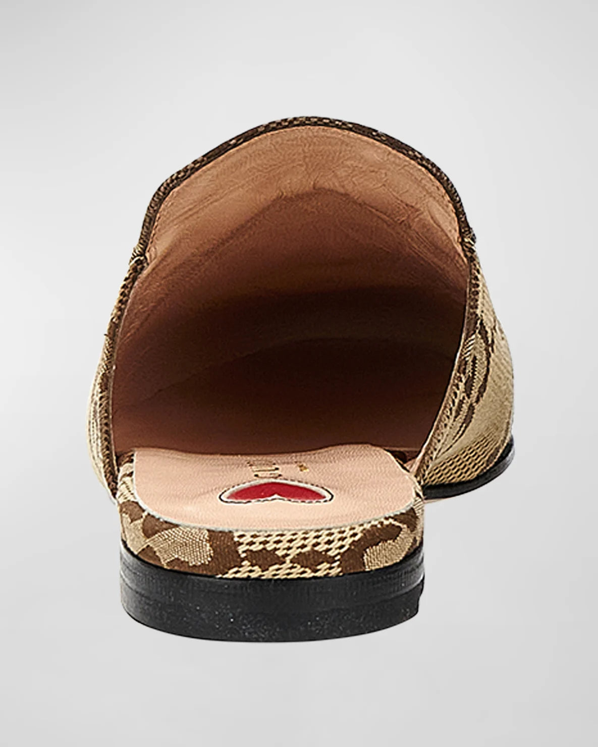 Gucci Carvin Slipper Gg Print Heart