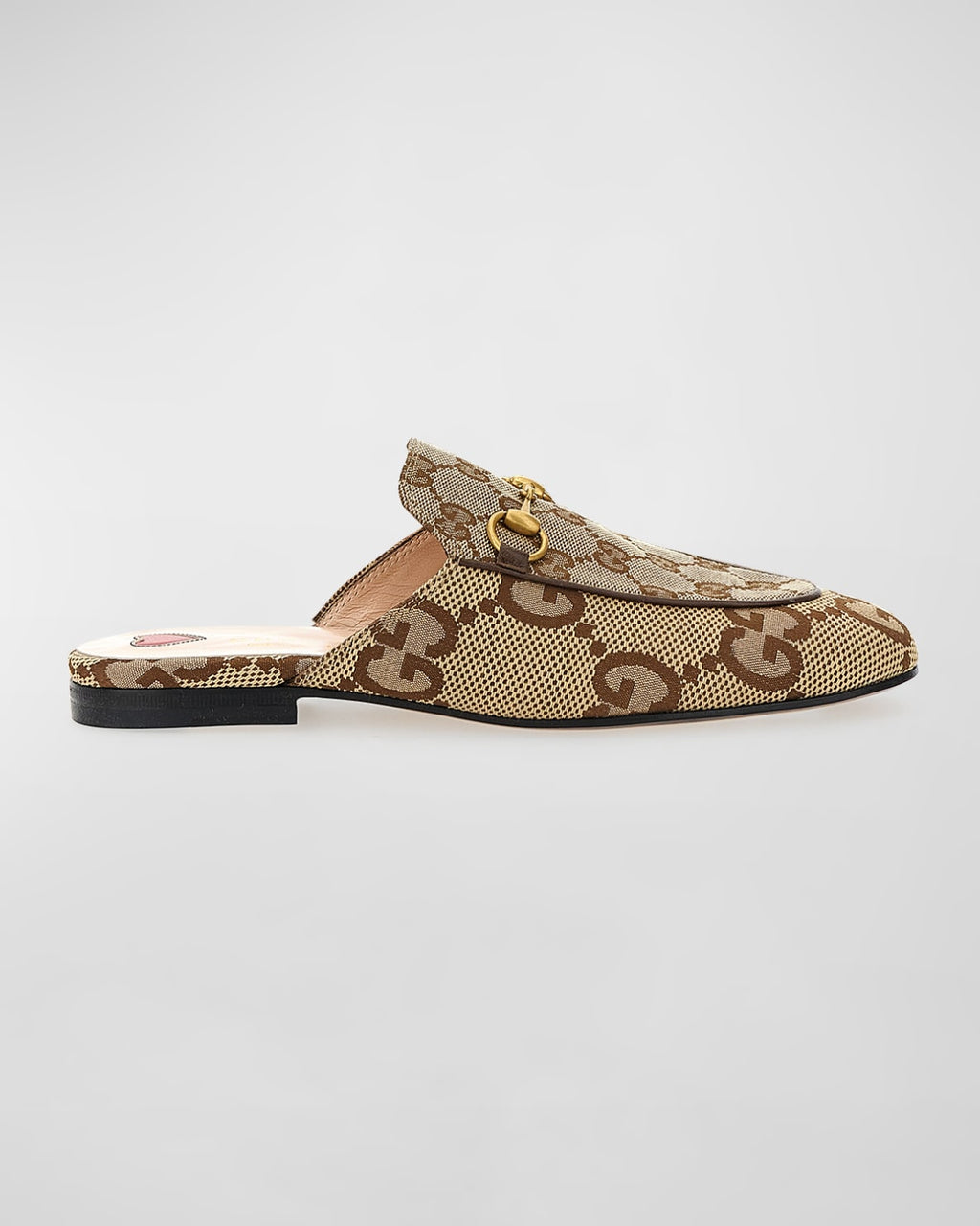 Gucci Carvin Slipper Gg Print Heart