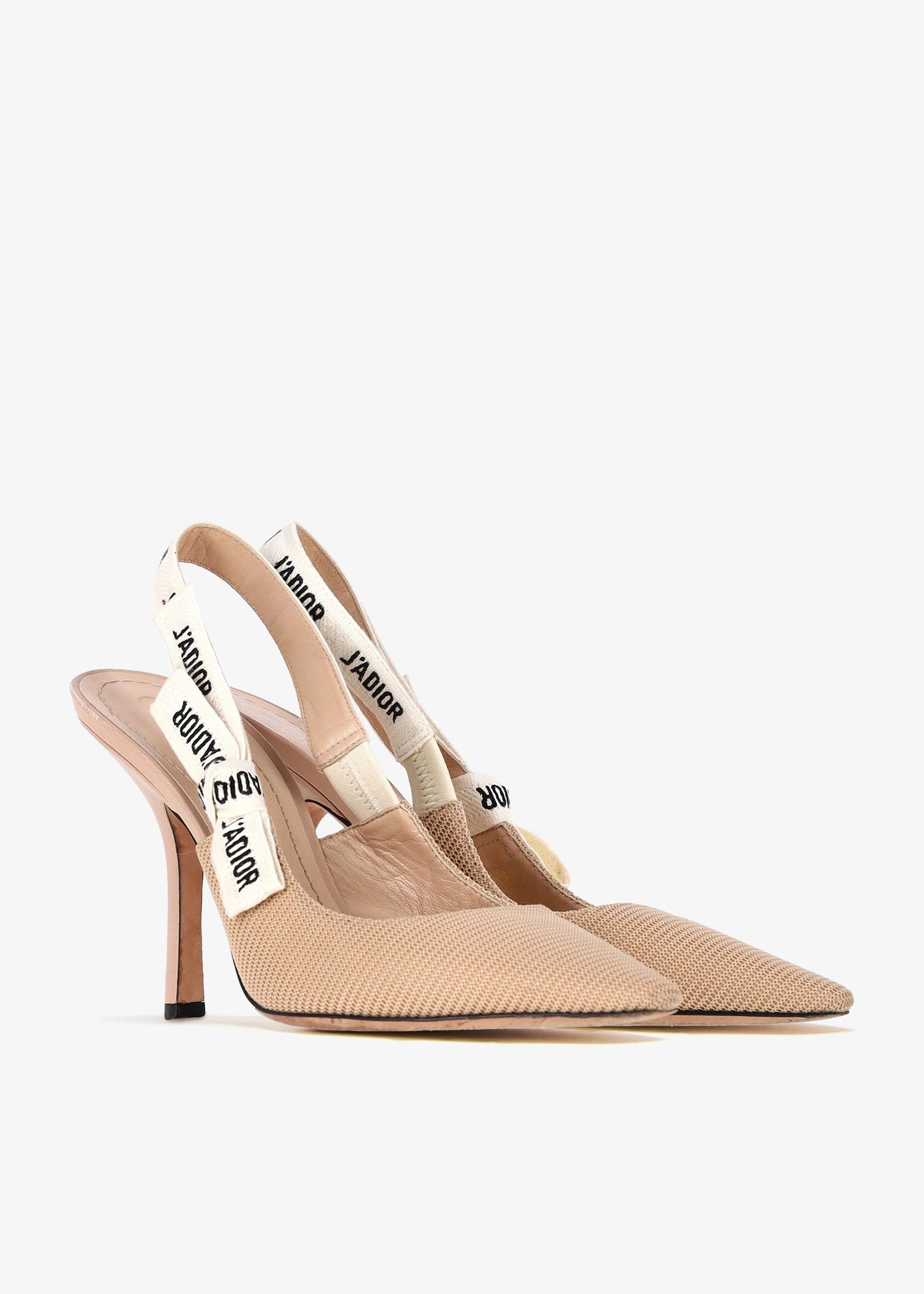 Dior J'Adior Canvas High Heels Beige