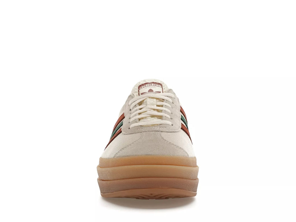 Adidas Gazelle 'Bold Cream White  Wild Sepia  Collegiate Green