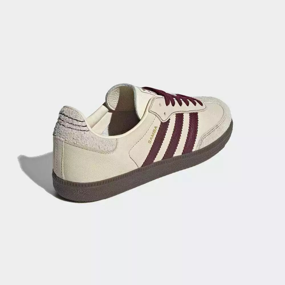 adidas Originals WMNS Samba OG Wonder White Maroon Putty Grey