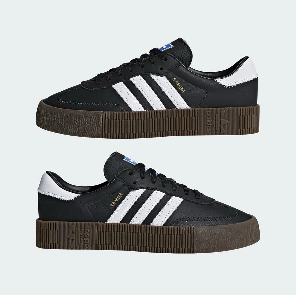 Adidas Samba rose Shoes Black Leather Sneakers