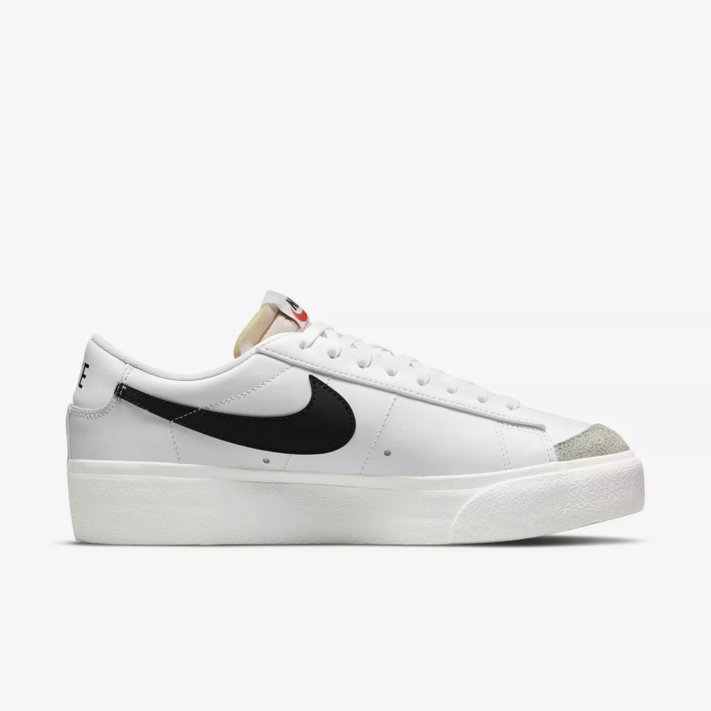 Nike Blazer Low Platform White  Black