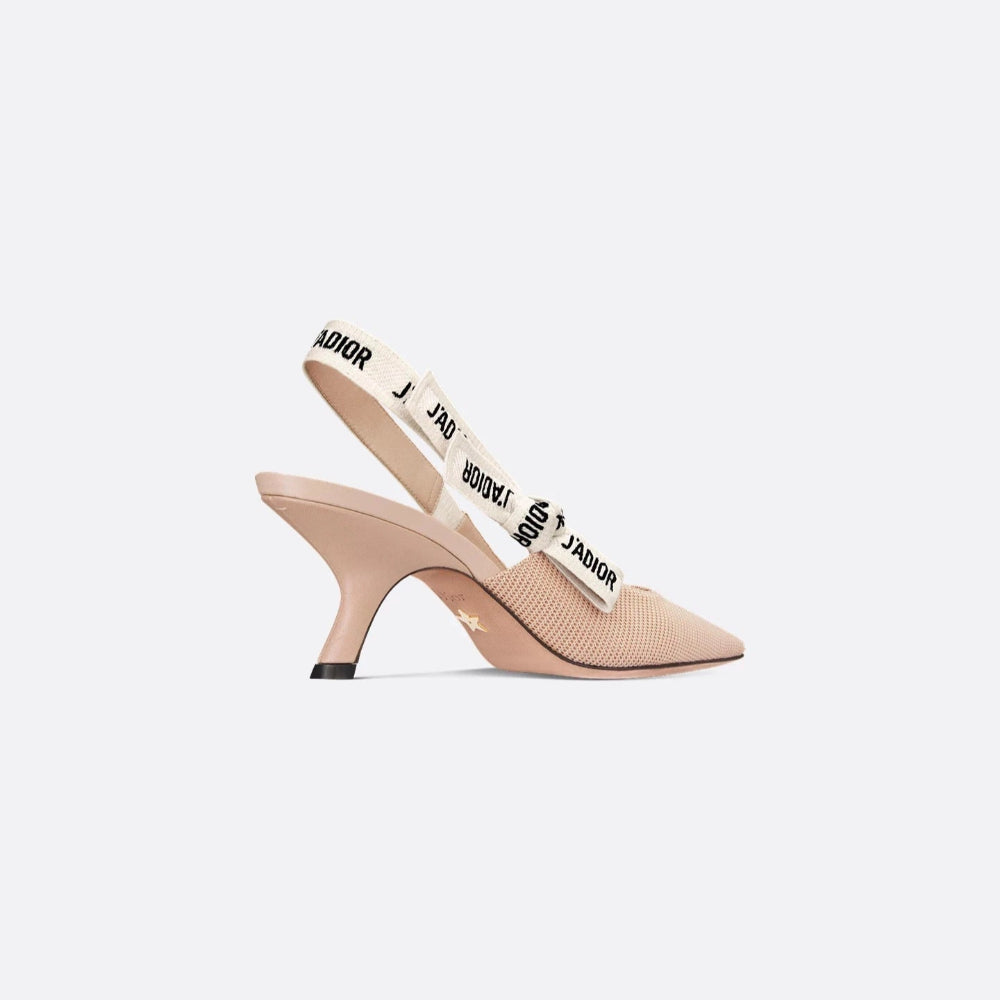 Dior J'Adior Canvas Meduim Heels Beige