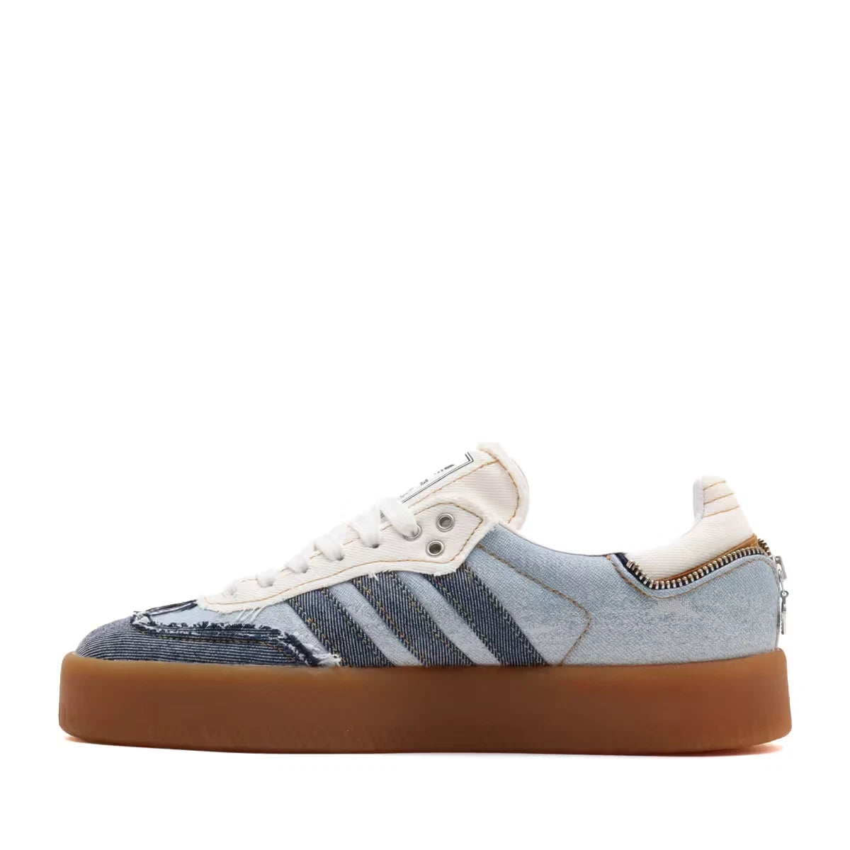 adidas SAMBA W atmos pink "Stacked Denim" GUM3