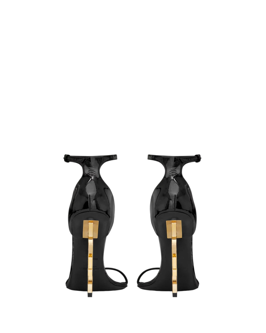 Saint Laurent Heels Logo Black