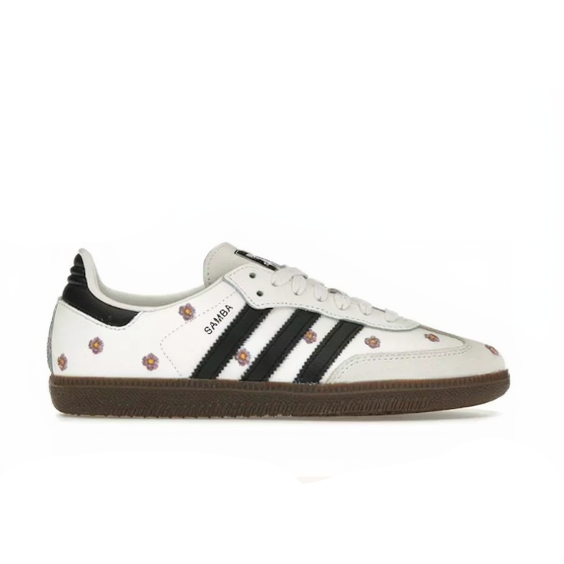 adidas Samba OG White Embroidered Floral