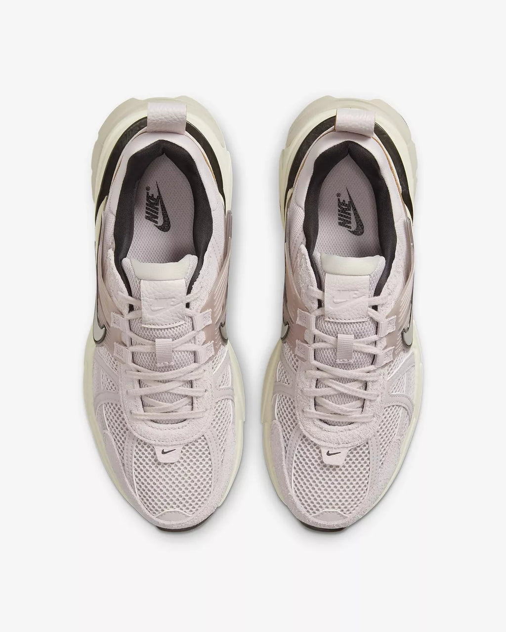 Nike V2K Run Platinum Violet Light Bone Black Chrome