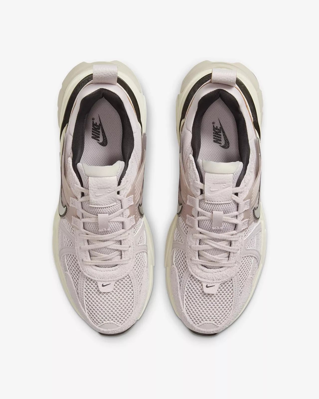 Nike V2K Run Platinum Violet Light Bone Black Chrome