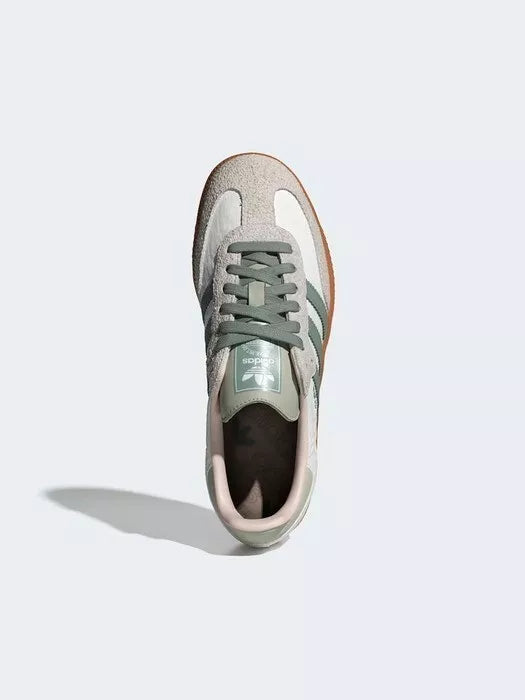 Adidas Samba OG Cloud White Silver Green