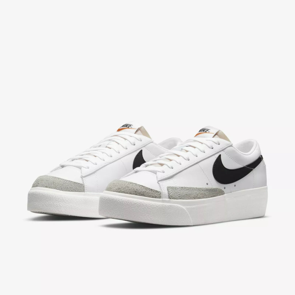 Nike Blazer Low Platform White  Black