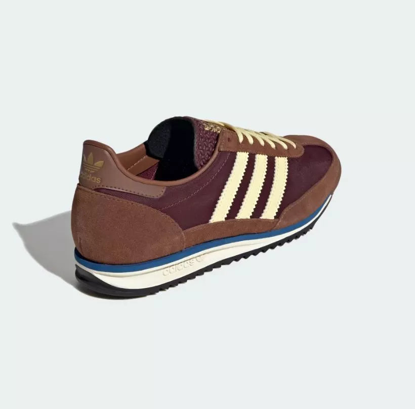 Adidas Gazeele Originals SL 72 Maroon Almost Yellow Preloved Brown