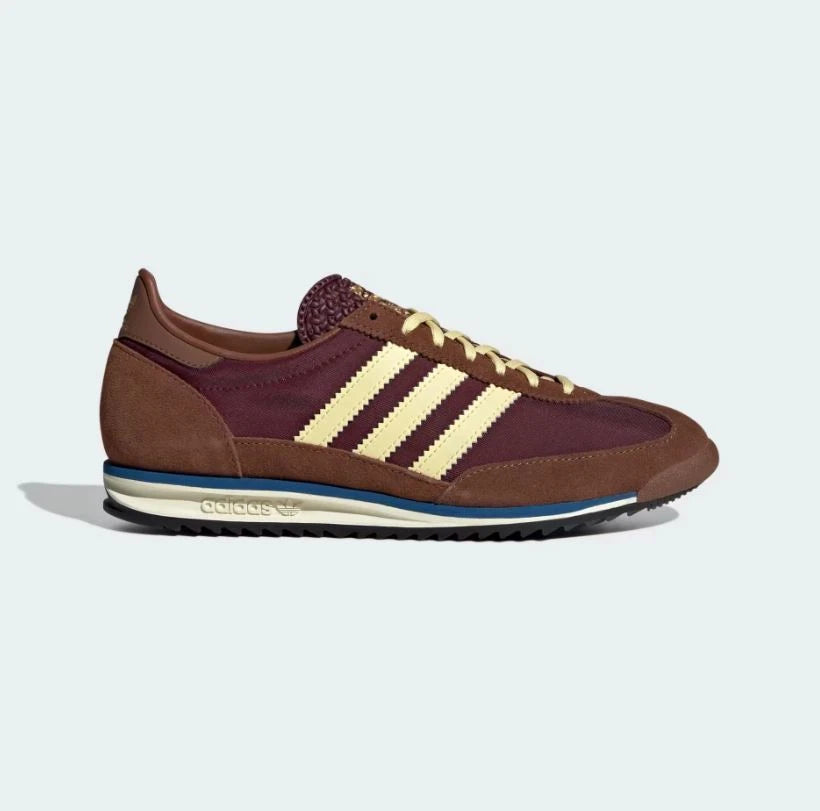 Adidas Gazeele Originals SL 72 Maroon Almost Yellow Preloved Brown