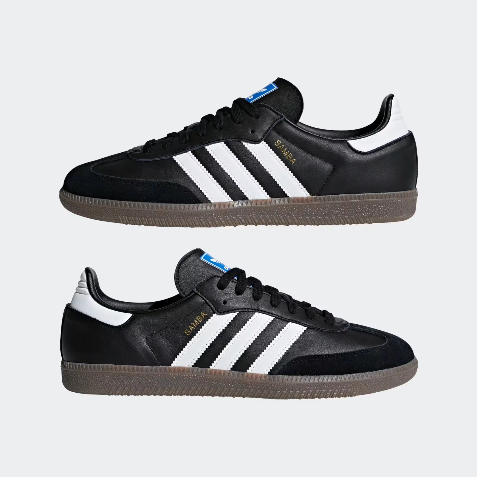 adidas Originals Samba OG Shoes in Black and White