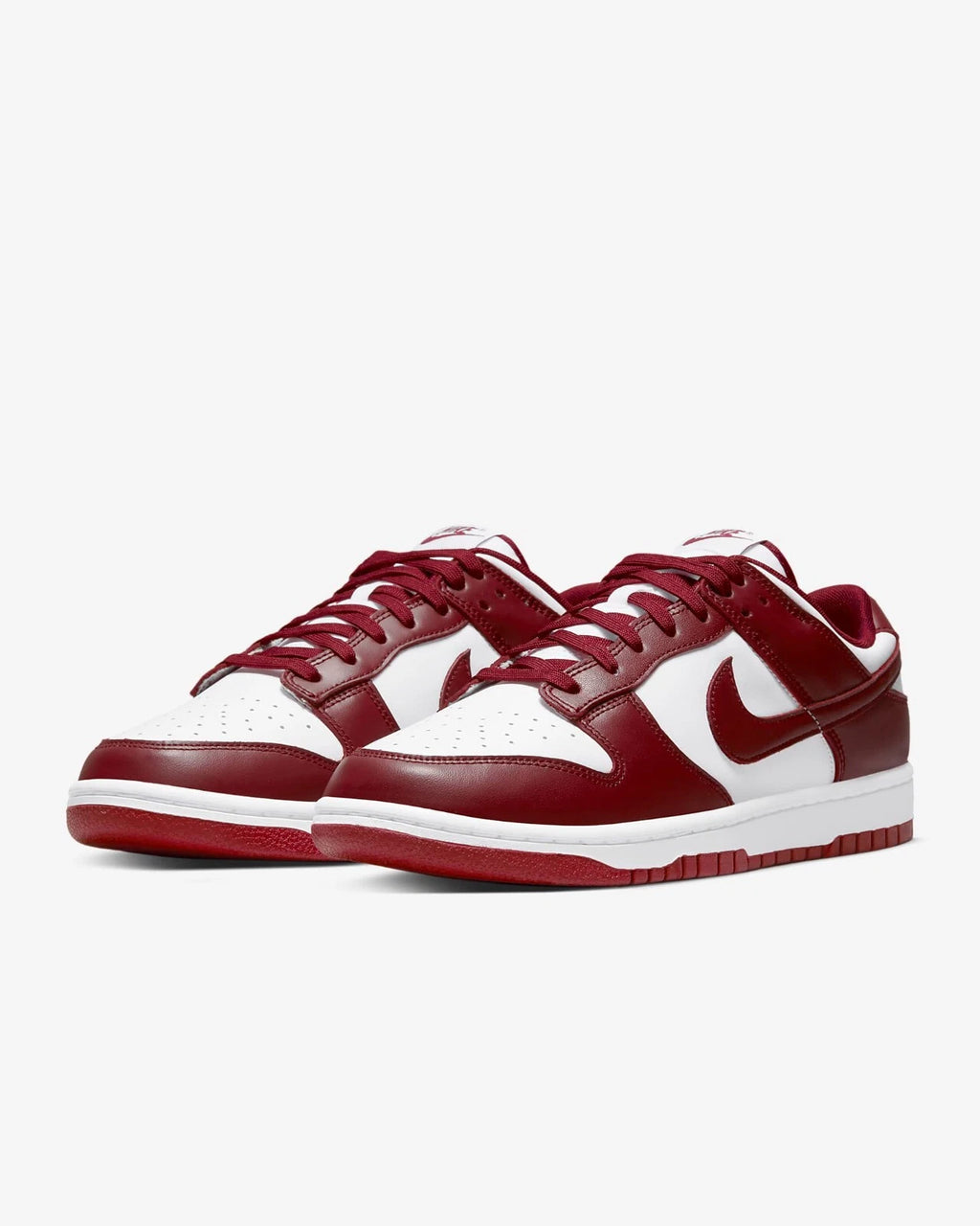 Nike Dunk Low Retro Sneakers Shoes Team Red White