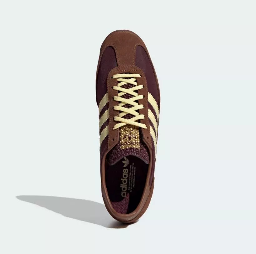 Adidas Gazeele Originals SL 72 Maroon Almost Yellow Preloved Brown