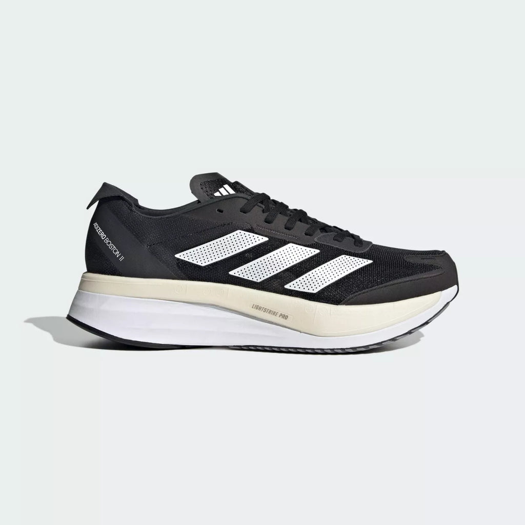 Adidas Adizero Boston 11 Shoes Running Sneakers Core BlackWhite