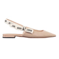 Dior J'Adior Canvas Flat Beige